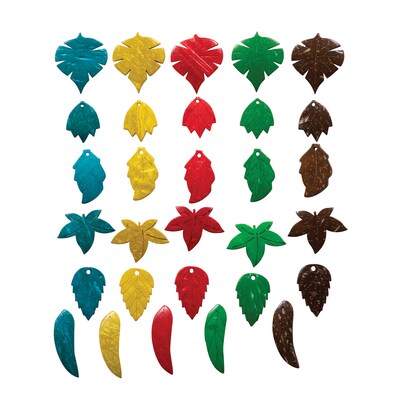 Reday2Learn Coconut Leaves, Assorted Colors, 50/Set (CE-10008)