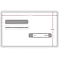 ComplyRight Self Seal 1099-R Tax Double-Window Envelope, 5.63" x 9", White, 100/Pack (DW4MWS)