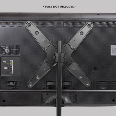 Mount-It! TV Pole Mount for 32" to 55" TVs, Holds up to 55 lbs. Max., Black (MI-390XL)