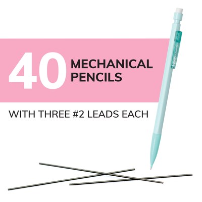 BIC Xtra Smooth Mechanical Pencil, 0.7mm, #2 Medium Lead (MP40TX-BLK)