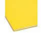 Smead Fastener File Folders, 2 Fasteners, Reinforced 1/3-Cut Tab, Letter Size, Yellow, 50/Box (12940)