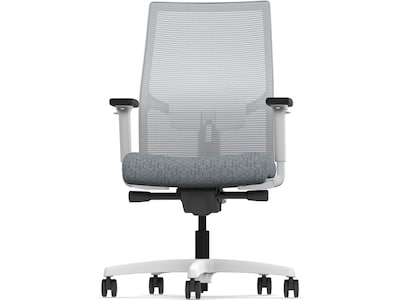 HON Ignition 2.0 Fabric/Mesh Swivel Task Chair, Basalt/Designer White (HIWMMKD.Y2.A.H.IF.APX25.DW.SB