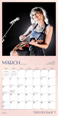 2024 BrownTrout Taylor Swift Official 12" x 24" Monthly Wall Calendar (9781975466381)