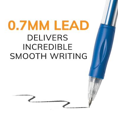 BIC Velocity Mechanical Pencil, 0.7mm, #2 Hard Lead, 12/Pack (MV711-BLK)