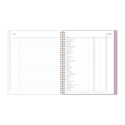 2027 Blue Sky Nevaeh Purple 8" x 10" Calendar Year Monthly Standard Planner, Plastic Cover (157907)