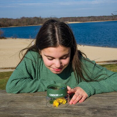 CARSON BigEye 2x Round Handheld Magnifier & BugLoupe 4.5x Stand Magnifier, 2/Pack (KITCSNMAG02)