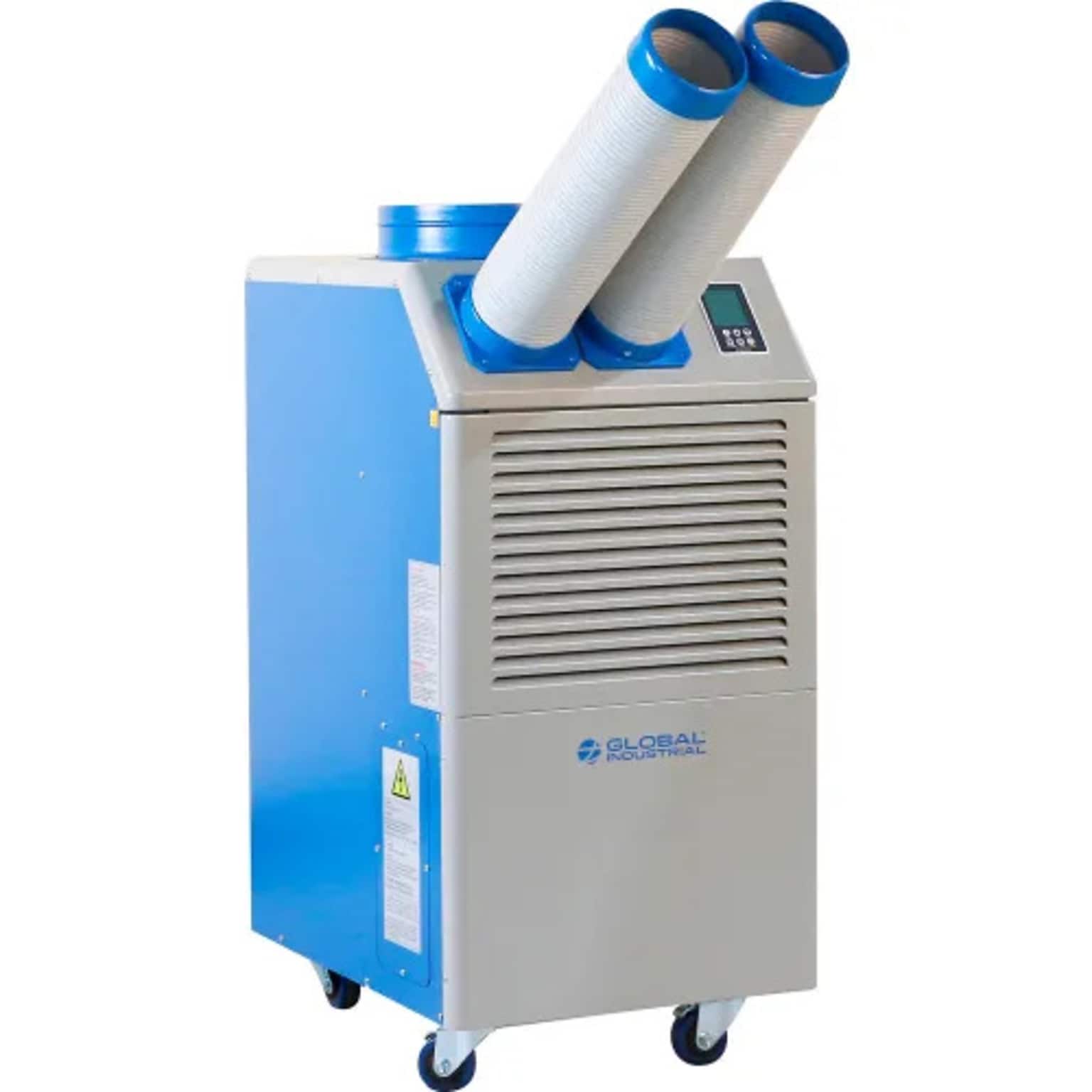Global Industrial Portable Air Conditioner w/ Cold Air Nozzles, 1.5 Ton, 115V, 16800 BTU (292661)