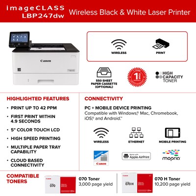 Canon imageCLASS LBP247dw Laser Printer (5952C004)