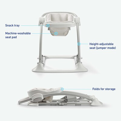 Graco JumpStart 4-in-1 Activity Bouncer, Wren (2203028)