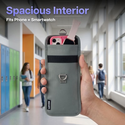 Luxor CellGuard Phone Pouch, Gray (CHZZ003)