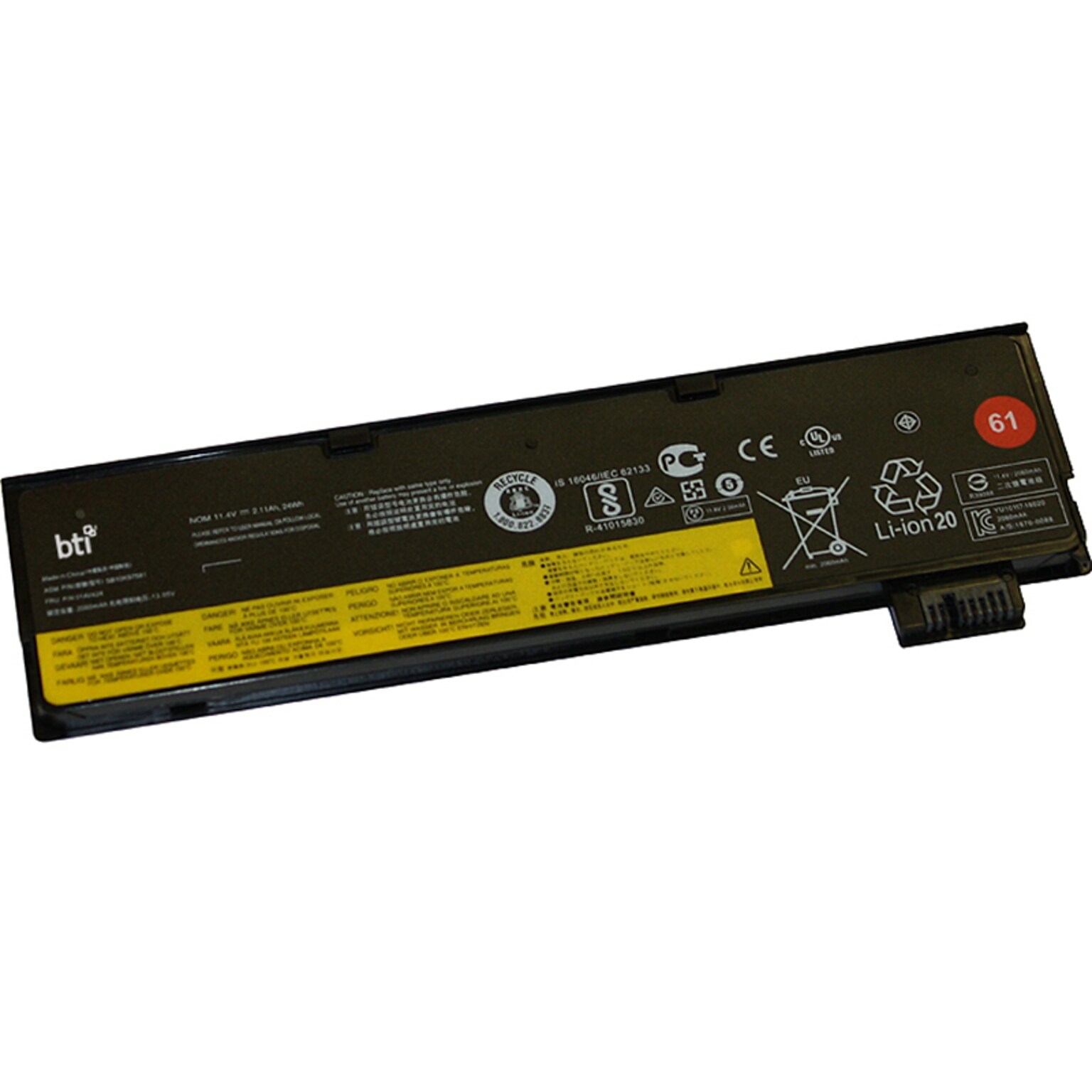 Battery Technology Li-Ion Replacement Battery for Lenovo Laptops, 2110mAh (LN-4X50M08810-BTI)
