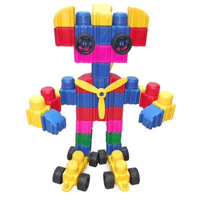 Snapo Jr. Building Blocks Mega Builders Kit, 125 Pieces/Set (SNP32125)