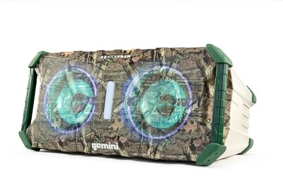 Gemini SoundSplash Wireless Bluetooth LED Speaker, Waterproof, Mossy Oak (SOSP-8MOBC)