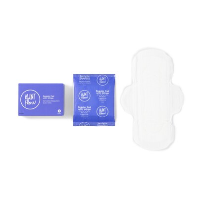 Aunt Flow #4 Vended Value Regular Maxi Pads with Wings, 250/Box (PADS-VIS-BOX-250)