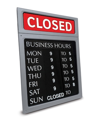 Cosco Open/Close Outdoor Sign, Multicolored (098221)