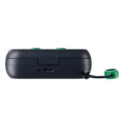 Skullcandy Dime True 2 Wireless Earbuds Headphones, Bluetooth, Dark Blue/Green (SKDS2DBWP750)
