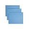 Smead Hanging File Folders, 1/5-Cut Tab, Letter Size, Blue, 25/Box (64060)