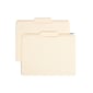 Smead File Folder, Reinforced 1/3-Cut Tab Center Position, Letter Size, Manila, 100/Box (10336)