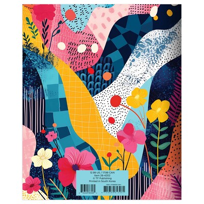 2027 TF Publishing Denim 6.5" x 8" Monthly Standard Planner, Paperboard Cover, Multicolored (27-4202)