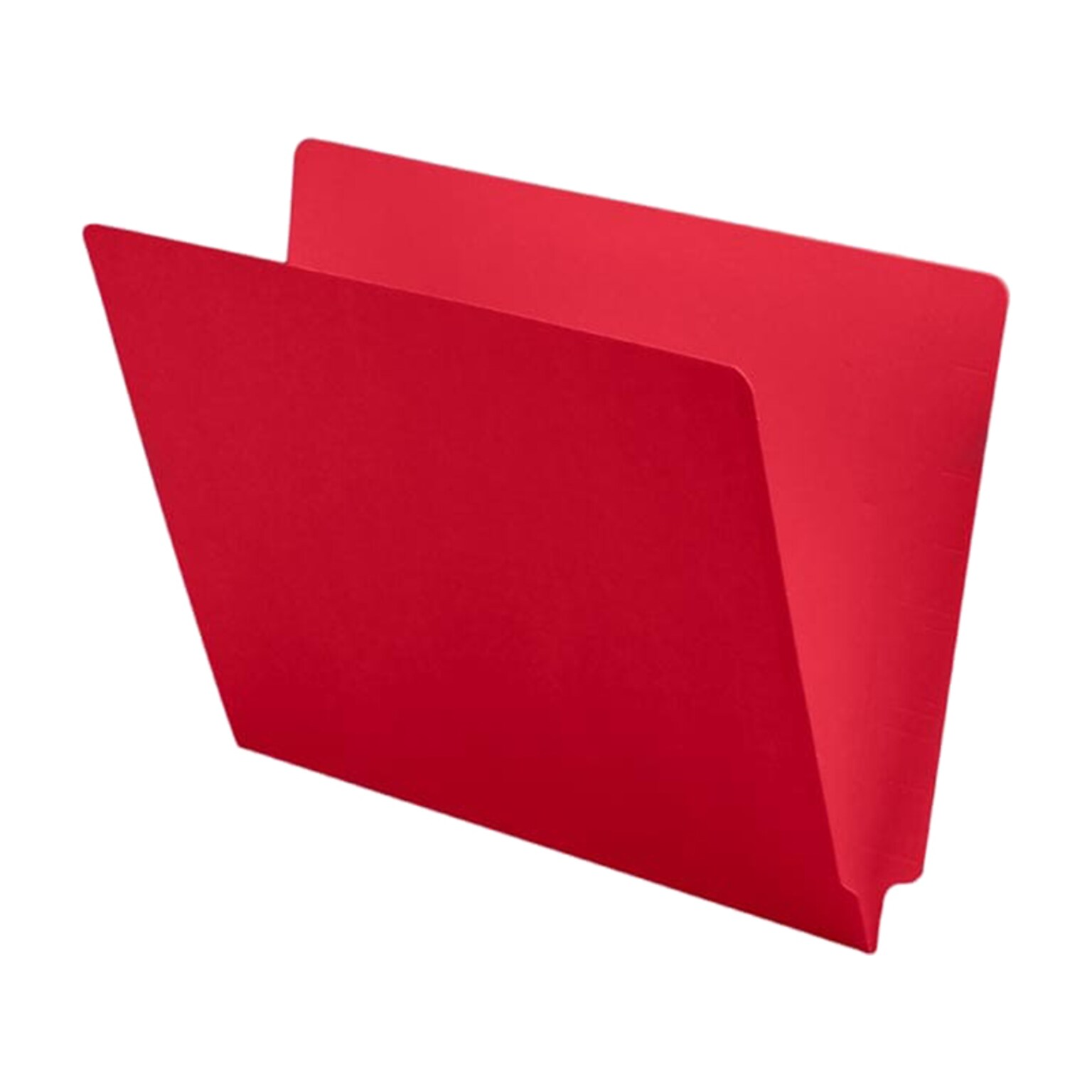 Medical Arts Press End Tab File Folder, Straight Cut, Letter-Size, Red, 100/Box (S-09241-RED)