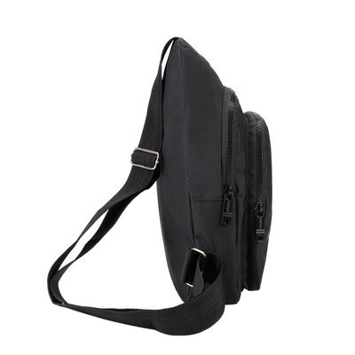 DUKAP Beekle Polyester Sling Bag, Black (BDK-BEE-BLK)