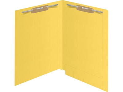 Medical Arts Press Kardex Match Reinforced End Tab File Folder, Straight Cut, Letter Size, Yellow, 50/Box (S-09484-YLW)