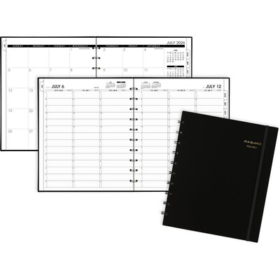 2026-2027 AT-A-GLANCE Move-A-Page 9 x 11 Academic Weekly & Monthly Planner, Poly Cover, Black (70-957E-05-27)