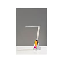 Simplee Adesso Cody LED Desk Lamp, 24.5, Matte White (SL4922-02)