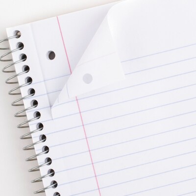 Mead Spiral 3-Subject Notebooks, 8.5" x 11", College Ruled, 120 Sheets (06710)