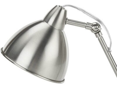 Monarch Specialties Inc. Incandescent Table Lamp, Nickel (I 9659)