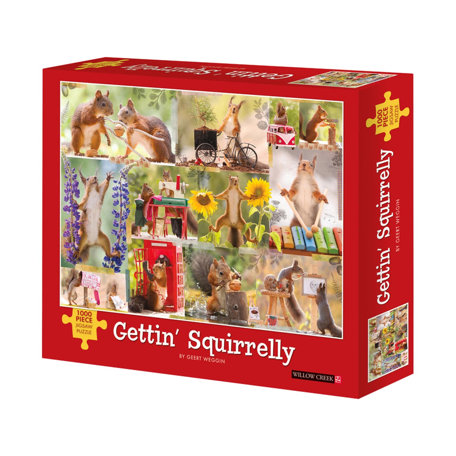 Willow Creek Gettin Squirrelly 1000-Piece Jigsaw Puzzle (48598)