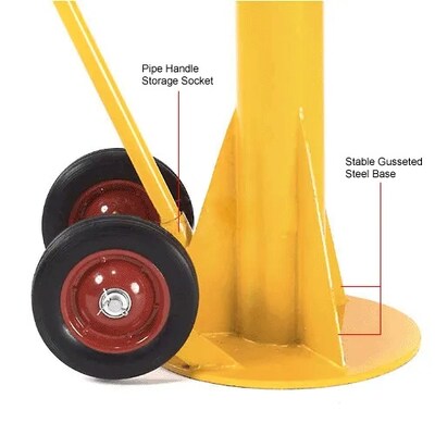 Global Industrial Standard Duty Trailer Stabilizing Jack Stand, 100,000 Lb Static Capacity (132050)