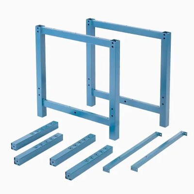 Global Industrial ESD Laminate Production Workbench w/ Drawer & Shelf, 96"W x 36"D, Blue (319003)