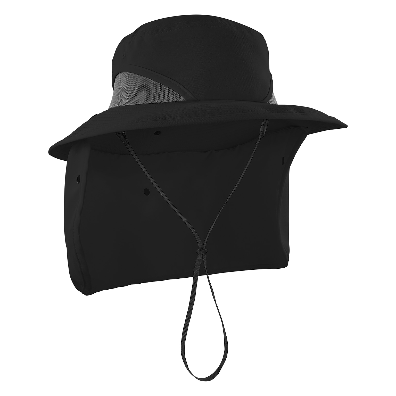 Chill-Its 8934 Cooling Sun Hat, Black, Large/Extra-Large (12726)
