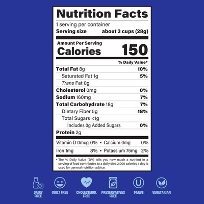Poptime Avo Sea Salt Popcorn, 1 oz., 24/Pack (220-02882)