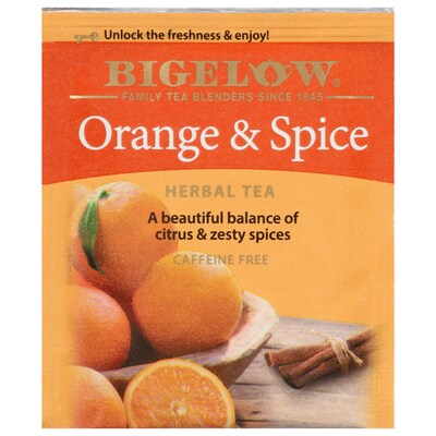 Bigelow Herbal Tea Bags, 28/Box (RCB00398)