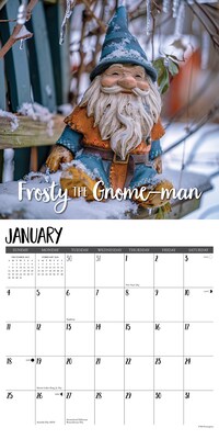 2026 Willow Creek Garden Gnomes 12" x 12" Monthly Wall Calendar (51191)