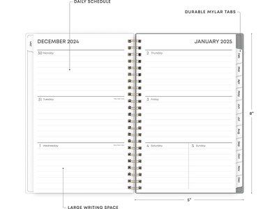 2025 Blue Sky Sophie 5" x 8" Weekly & Monthly Planner, Plastic Cover, Multicolor (140088-25)
