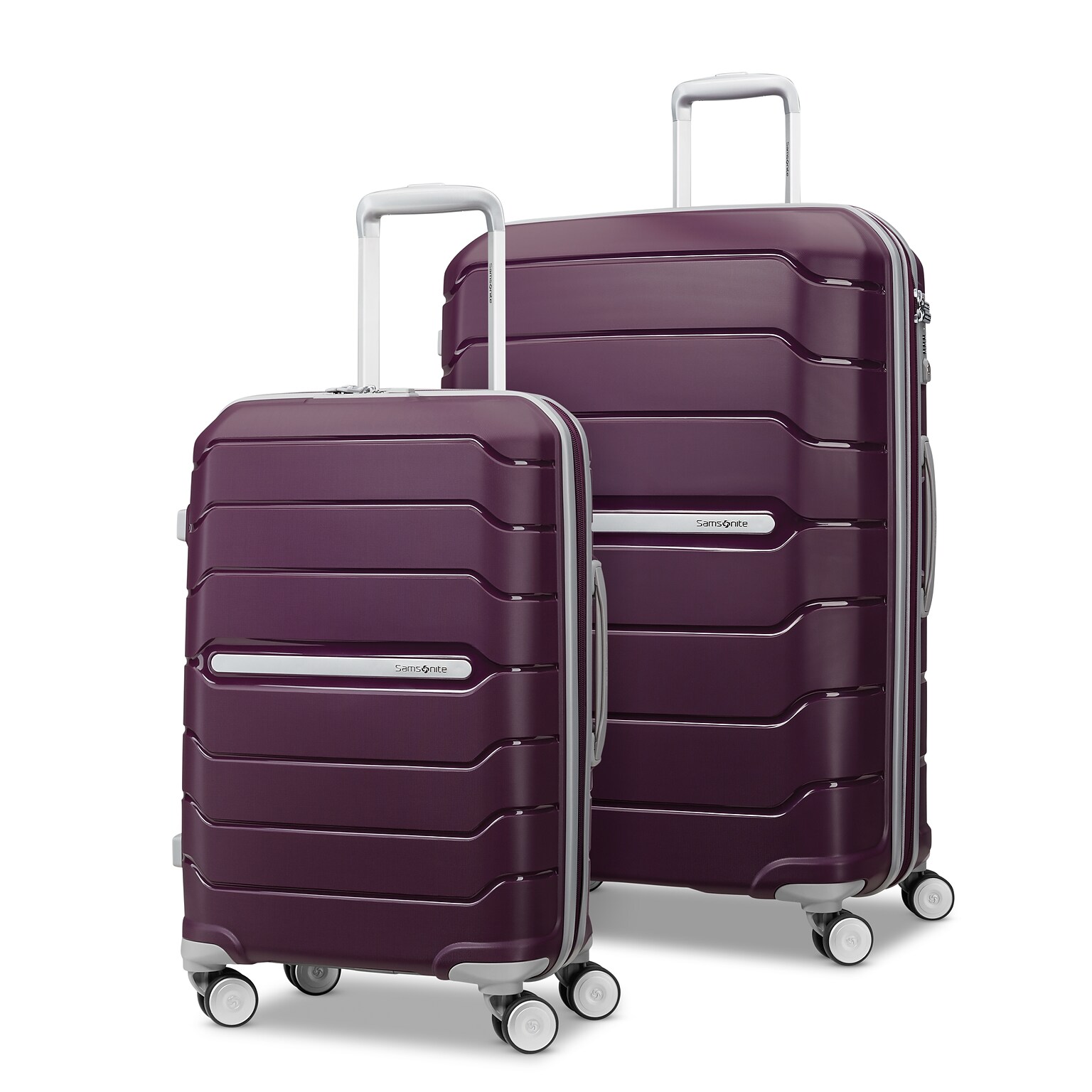 Samsonite Freeform 2-Piece Hardside Spinner Luggage Set, Amethyst Purple (80242-B170)