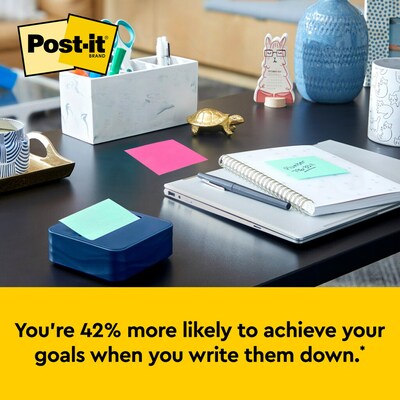 Post-it Pop-up Notes, 3" x 3", Poptimistic Collection, 100 Sheets/Pad, 12 Pads/Pack (R330-12AN)