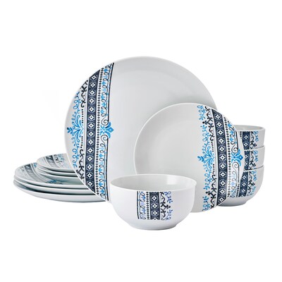 Studio Nova Porcelain Dinnerware Set, Michele, 12 Piece (TAP5323457)