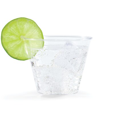 Creative Converting 9 oz Clear Plastic Tumblers, 96/Pack