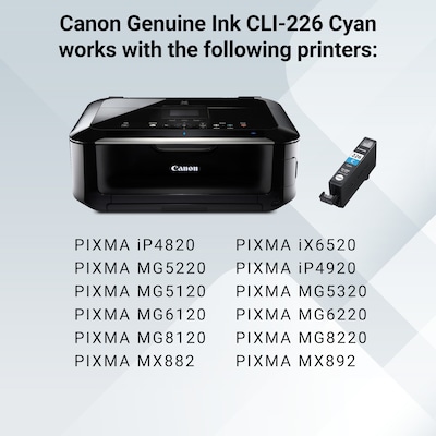 Canon 226 Cyan Standard Yield Ink Cartridge  (4547B001)
