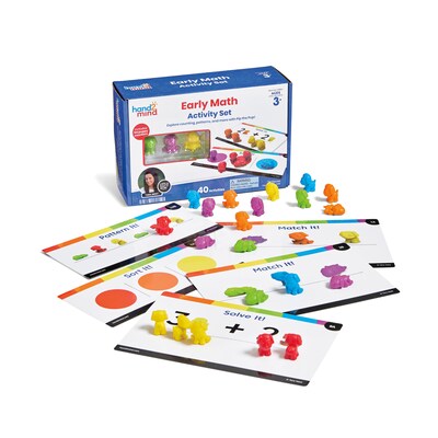 hand2mind Little Minds at Work Early Math Activity Set, Multicolored (99102)