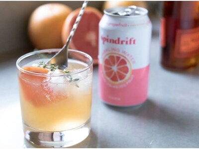 Spindrift Grapefruit Flavored Sparkling  Water, 12 oz., 24 Cans/Carton (0-4108-0003)