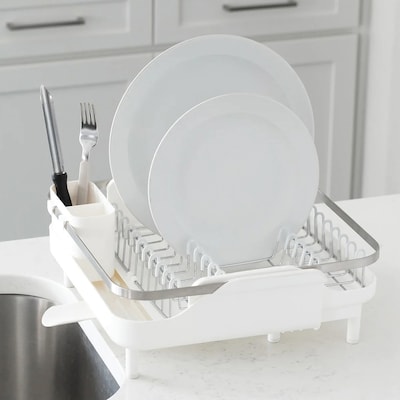 Better Houseware Steel Dish Racks, White (BTH3429)