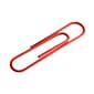 JAM Paper Jumbo Paper Clips, Red, 75/Pack (2183754)