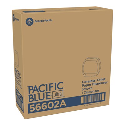 Pacific Blue Ultra Coreless Toilet Paper Dispenser, Smoke (56602A)