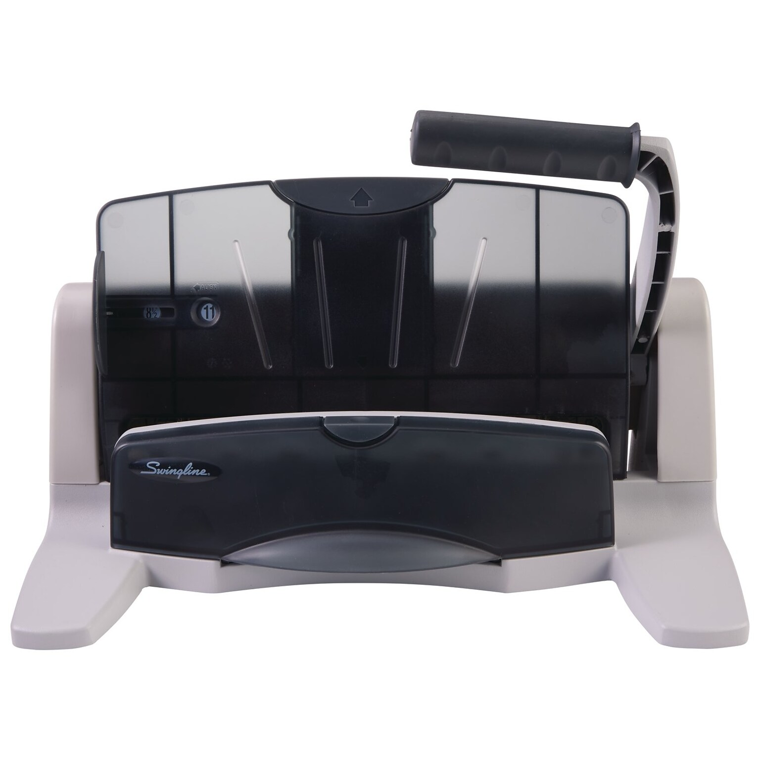 Swingline® LightTouch® Heavy Duty 2-7 Hole Punch, 40 Sheet Capacity, Gray (A7074357)