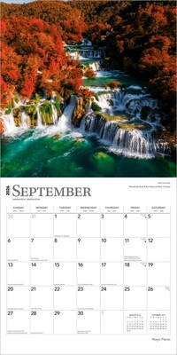 2026 BrownTrout Magic Places 12" x 12" Monthly Wall Calendar (9798330704439)